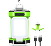 Lampada da Campeggio, BICKON Lampada Ricaricabile USB, 60 LEDs Super Luminoso 5 Modalità Lanterna da Campeggio, 25+ Ore di Lavoro Lampada per Tende, Campeggio, Pesca, Escursionismo, Emergenza