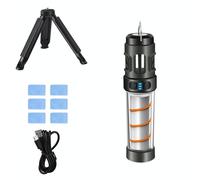 Lampada da campeggio magnetica per tende da esterno repellente per zanzare a LED