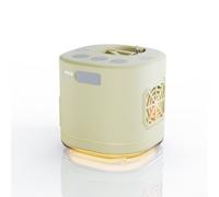 Lampada da campeggio ricaricabile da 1600 mAh e ventilatore, 2 modalità di illuminazione bianca a LED, lampada portatile con alimentatore di riserva per escursioni all'aperto, viaggi, compatta 160 g