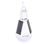 Lampada da Campeggio Solare LED Impermeabile Ricaricabile Portatile per Escursionismo Pesca e Tenda Uso Interno Esterno con USB Ad Alta Luminosità (12W)