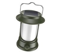 Lampada da campeggio solare portatile ricaricabile a LED con funzione di oscuramento continuo e sospensione per avventure all'aperto