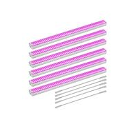 Lampada da coltivazione a LED 25W X6 Luce da coltivazione rosa a spettro completo del sole utilizzata for la crescita e piante da interno in orticoltura,Risparmia Elettricità(1,Pink 25 X 6)