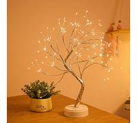 Lampada da Comodino a Filo Caldo con Filo di Rame Stellato Lampada a LED a Batteria o Alimentazione USB con Interruttore a sfioramento per la Decorazione della Stanza di casa