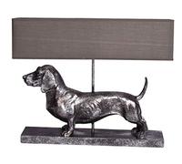 Lampada da comodino a forma di cane palazzo, bassotto, 60 cm, cw195