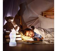 Lampada da comodino a forma di delfino che tocca la luce notturna con effetto 3D