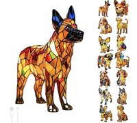 Lampada da comodino a LED a forma di carlino e bulldog inglese - Luce notturna decorativa per animali domestici alimentata tramite USB, regalo per amanti dei cani per casa/ufficio(Dog8)