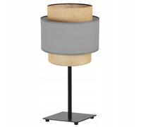 LAMPADA DA COMODINO BOHO CON PARALUME JUTA 20 CM