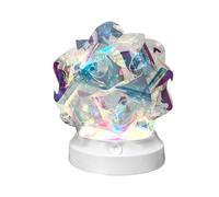 Lampada da Comodino Camera da Letto, Lampada Notturna Alta Fedeltà Colore, Cambiamento Colore Aurora Boreale, Effetto Luce Romantica e Ombra, Temperatura Colore a Tre Velocità (Tocco di ricarica