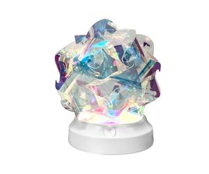 Lampada da Comodino Camera da Letto, Lampada Notturna Alta Fedeltà Colore, Cambiamento Colore Aurora Boreale, Effetto Luce Romantica e Ombra, Temperatura Colore a Tre Velocità (Tocco di ricarica