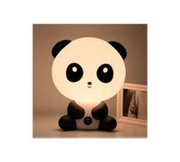 Lampada da comodino con luce notturna, luce bianca calda e morbida, stile panda, regalo per la cameretta