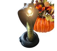 Lampada da comodino da collezione per decorazione della stanza spaventosa della luce del serpente di Halloween