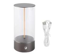 Lampada da Comodino Lampada da Comodino a LED Dimmerabile Touch Lampada da Notte per Asilo Nido con Ricarica USB per Soggiorno Camera da Letto (7x14cm)