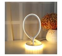 Lampada da comodino Lampada da tavolo a spirale a LED Carica USB Luce calda bianca Controllo touch Altezza regolabile Luce notturna da comodino Illuminazione moderna Lampade da scrivania per fattoria