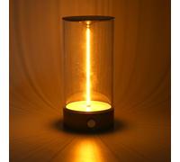 Lampada da Comodino, Lampada da Tavolo Dimmerabile con Tocco Intelligente Ricarica USB Lampada da Tavolo a LED Minimalista Aiuta a Dormire Luce per Camera da Letto (S (per vita