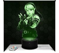 Lampada da comodino, Luce notturna tattile Link.Z Lampada illusione 3D LED, idea regalo di Natale per ragazzi e ragazze Lampada da notte per bambini o adulti TOP