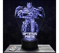 Lampada da comodino, Luce notturna tattile Optimus P Lampada illusione 3D LED, idea regalo di Natale per ragazzi e ragazze Lampada da notte per bambini o adulti TOP