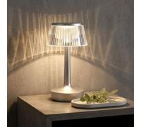 Lampada da Comodino Luce Tavolo Argento Cct LED Cristallo Regolatore Touch [EEK: Non valutato]