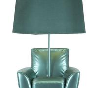 LAMPADA DA COMODINO MIDCENTURY TURCHESE