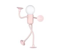 Lampada da comodino, notte per la cameretta dei bambini, Lampada da comodino estensibile per la cameretta dei bambini, Luce notturna per la scuola materna dei cartoni animati con ventosa per il tavolo