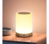 Lampada da Comodino Touch, 7 colori RGB e 4 Luminosità, Lampada Camera da Letto con Gancio Incorporato Nella Parte Inferiore, Lampada Senza Fili Adatta a Nursery, Camera da Letto, Soggiorno