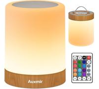 Lampada da Comodino Touch Dimmerabile Abat Jour Luce Notturna Timer Lampada LED