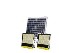 Lampada Da Cortile Solare Esterna Super Luminosa A LED Cintura Impermeabile In Alluminio Illuminazione Con Telecomando One Drag Two Spotlight Garage da giardino(Aluminum-04)