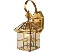 Lampada da Cucina Luci da parete Compatible with esterni Lanterna in ottone impermeabile contemporanea applique da parete decorativa Compatible with corridoio villa luci da patio duplex