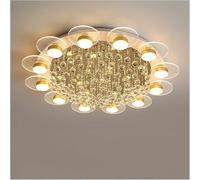 Lampada da Cucina Modern Round Crystal Ceiling Chandelier Household LED Living Room Dining Room Multi Head Can Dimmable Chandelier Lamps