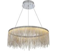 Lampada da Cucina Moderna lampada a sospensione a catena con nappa di lusso a LED, tricolore, dimmerabile, in metallo, luce di lusso, decorazione, lampada a sospensione, apparecchio di illuminazione