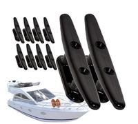 Lampada da docking in nylon marino: materiale di ancoraggio da 4 pollici, supporto per corda durevole, design leggero e resistente alla corrosione con supporto fisso, lampada per kayak, dock, sci