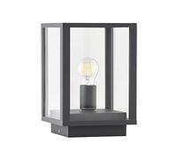 Lampada da esterni 'Giavanna' dimmerabile (Moderno) colore Grigio, in Alluminio (1 luce, E27) di Lindby | lampioncino, paletto luminoso, lampada da viale, lampione