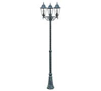 Lampada da esterno a candelabro con supporto per lampada da terra, lanterna di illuminazione in un set che include lampadine a LED