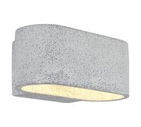 Lampada da esterno a LED, applique, lampada da giardino, Up Down, bianca, in alluminio, IP54, B 20 cm