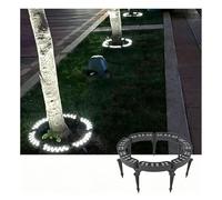 Lampada da Esterno a LED, faretto Impermeabile DC24V per Palme, 7 luci LED per Esterni con Spina di Terra, IP65, Illuminazione per Giardino e Grandi Alberi, Decorazione Notturna in Alluminio