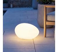 Lampada Da Esterno A LED Solare 40 Cm Design In Pietra IP65 6000 K Dimmerabile