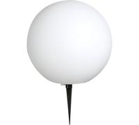 Lampada da esterno a sfera lampada da giardino terrazza spina lampada da balcone illuminazione terra spiedo bianco