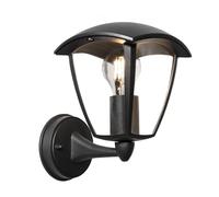 Lampada da esterno, Attacco E27, IP44 Impermeabile, Lanterna Up, Vintage, Nero, Lampadina Esclusa