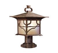 Lampada da esterno base lampada segnapasso lampada da giardino piantana rame H 41,9 cm