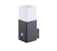 Lampada Da Esterno Con Sensore Di Movimento Antracite Bianca E27 Ingresso Casa