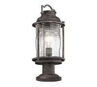 Lampada da esterno da giardino portalampada lanterna piedistallo luce percorso luce zinco H 47,1 cm