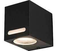 Lampada Da Esterno ELISA In Alluminio Nero IP54 Quadrata Compatta