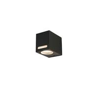 Lampada Da Esterno ELISA In Alluminio Nero IP54 Quadrata Compatta