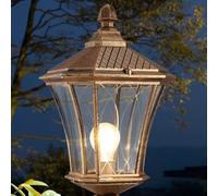 Lampada da Esterno Europea Impermeabile IP56 Lampada da Parete per Porta da Giardino Lampada da Colonna Decorazione Americana Percorso Patio Torcia Villa Bordo Prato Paletto Pilastro Lanterna