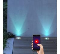 Lampada Da Esterno Faretto Da Terra CCT Dimmerabile Smart LED App RGB 2x