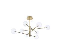 Ideal Lux EQUINOXE SP8 OTTONE Mod. 275215 Lampada A Sospensione 8 Luci