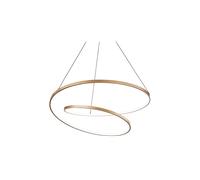 Sospensione Moderna Oz Metallo Bianco Led 48W 3000K Luce Calda D60Cm Dali