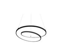 Sospensione Moderna Oz Metallo Nero Led 55W 3000K Luce Calda D80 Dali