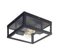 Lampada Da Esterno In Vetro Nera