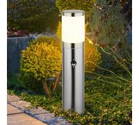 Lampada Da Esterno Lampada Da Giardino Con Sensore Di Movimento Argento 50Cm [EEK: Inaditato]