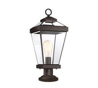 Lampada da esterno lampada da giardino piedistallo luce H 51,9 cm bronzo 1 luce percorso fiamma
